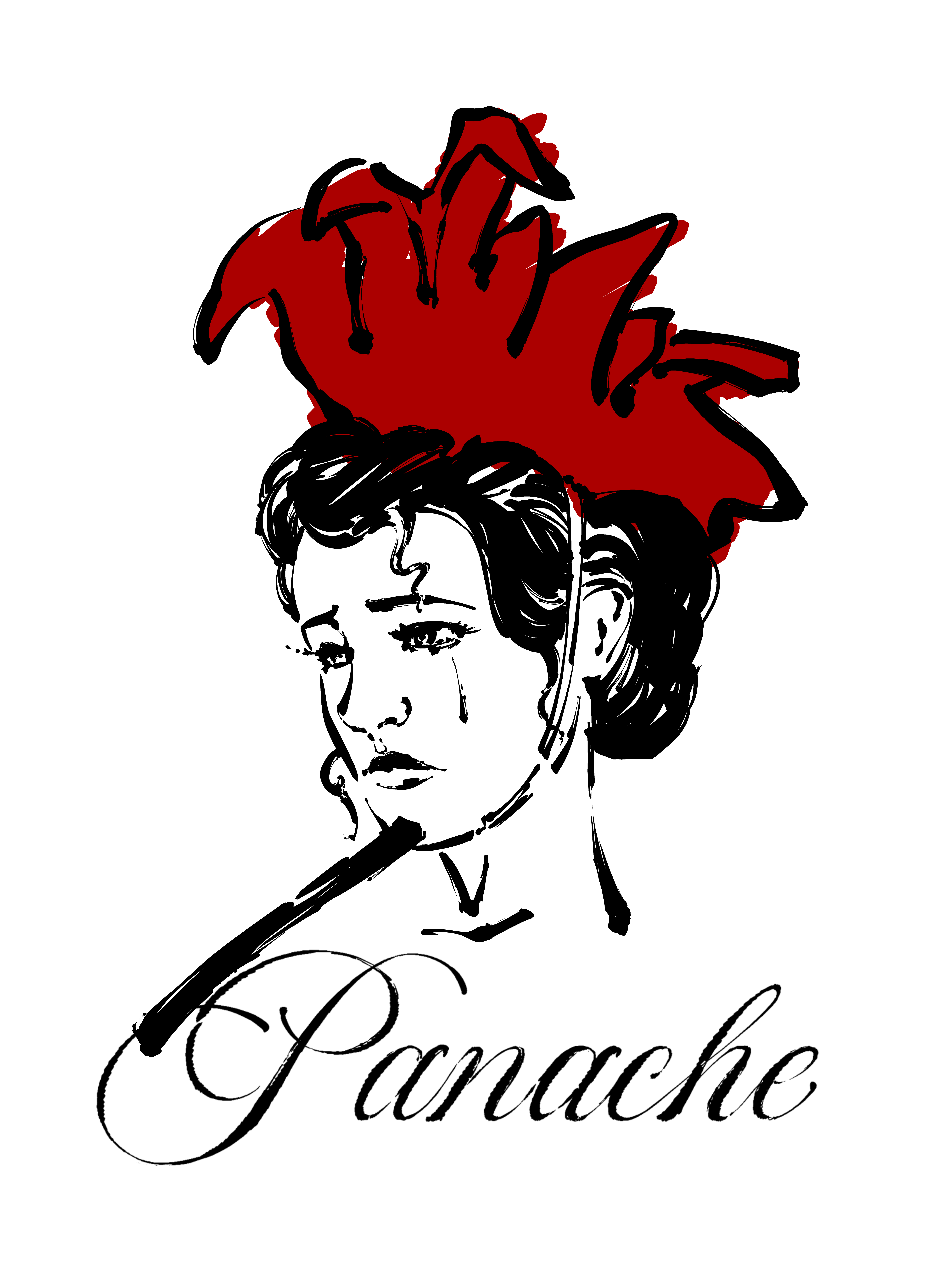 Transparent panache logo m tekst